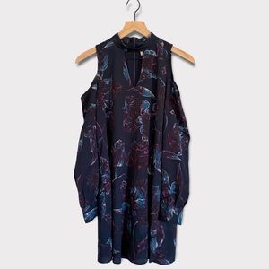Everly Cold Shoulder Floral Dress